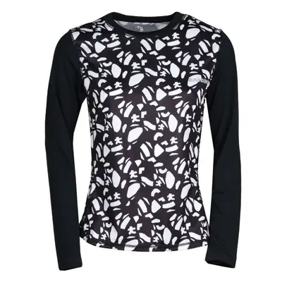 FUNDANGO LOREN LONG SLEEVE RASHGUARD Dámské tričko do vody, černá, velikost