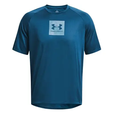 Under Armour TECH PRINT FILL SS Pánské triko, modrá, velikost