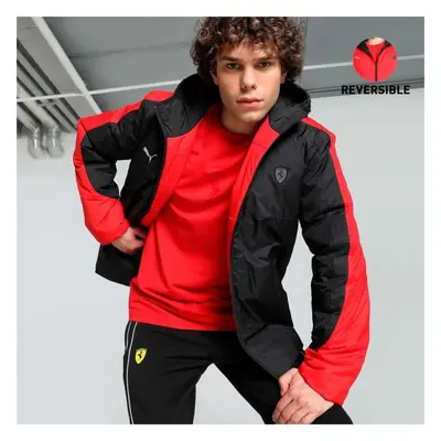 Puma FERRARI STYLE REVERSIBLE PADDED JACKET Pánská zimní bunda, černá, velikost