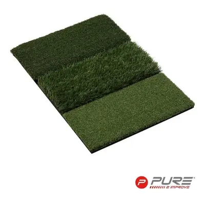 PURE IMPROVE TRI TURF HITTING MAT x CM Golfová podložka, zelená, velikost