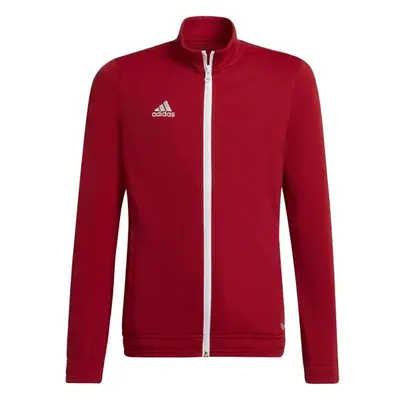 adidas ENTRADA TRACK JACKET Juniorská fotbalová mikina, červená, velikost