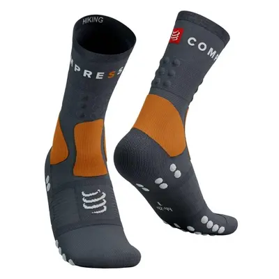 Compressport HIKING SOCKS Turistické ponožky, šedá, velikost