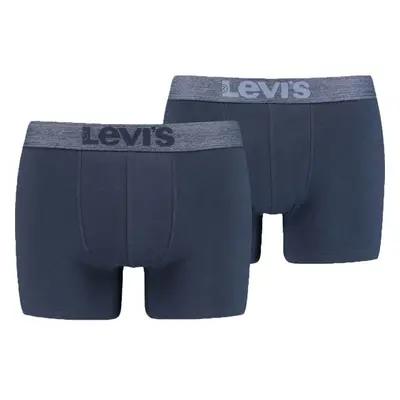 Levi's® BOXER BRIEF 2P Pánské boxerky, tmavě modrá, velikost