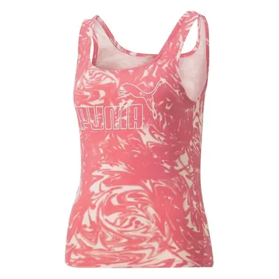 Puma POWER AOP TANK TOP Dámské tílko, růžová, velikost