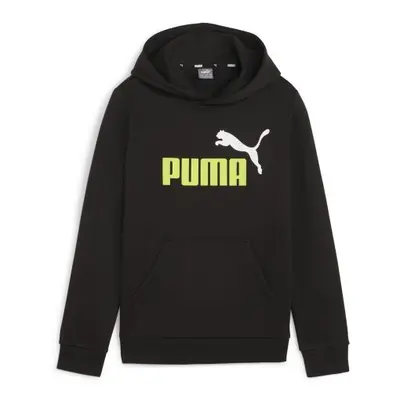 Puma ESSENTIALS + BIG LOGO HOODIE Chlapecká mikina, černá, velikost