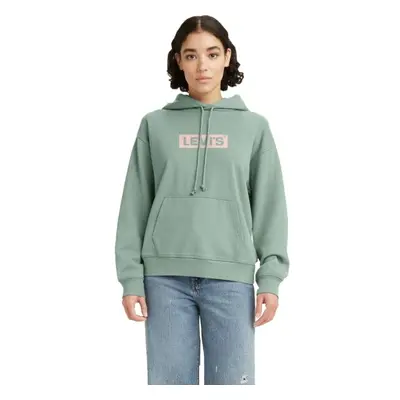 Levi's® GRAPHIC STANDARD HOODIE Dámská mikina, světle zelená, velikost