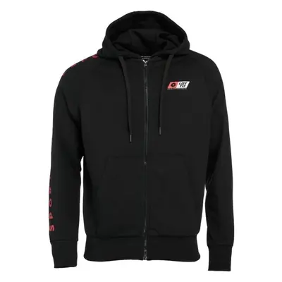 Lotto LOGO UNO FULL-ZIP HOODIE Pánská mikina, černá, velikost