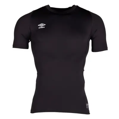 Umbro CORE SS CREW BASELAYER Pánské sportovní triko, černá, velikost