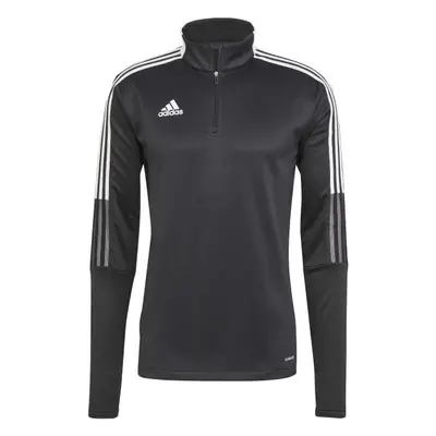 adidas TIRO TOP Pánská fotbalová mikina, černá, velikost