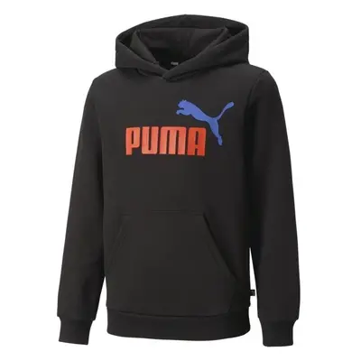 Puma ESSENTIALS + BIG LOGO HOODIE Chlapecká mikina, černá, velikost