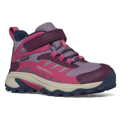 Merrell MOAB SPEED MID A/C WTRPF Dětské outdoorové boty, fialová