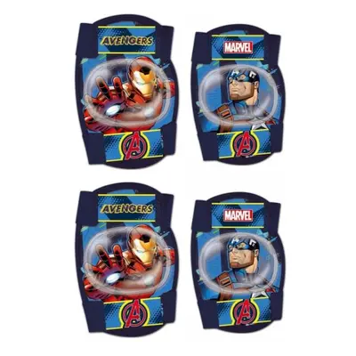 Disney AVENGERS Dětské chrániče loktů / kolen, tmavě modrá, velikost