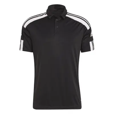 adidas SQUADRA POLO Pánské polo triko, černá, velikost