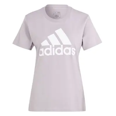 adidas LOUNGEWEAR ESSENTIALS LOGO Dámské tričko, fialová, velikost