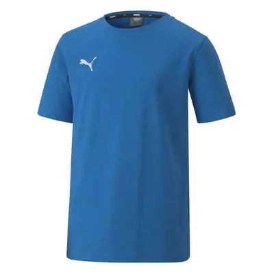 Puma TEAM GOAL TEE Chlapecké fotbalové triko, modrá, velikost