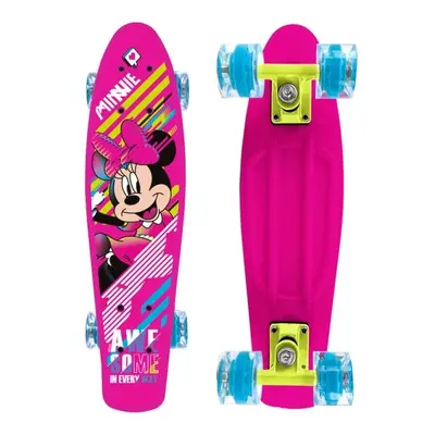 Disney MINNE II Skateboard, růžová, velikost