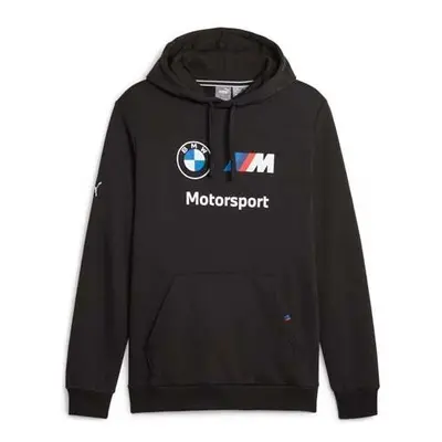 Puma BMW MOTORSPORT ESSENTIALS HOODIE Pánská mikina, černá, velikost