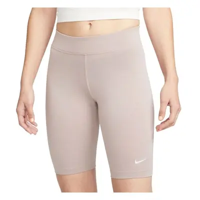 Nike SPORTSWEAR ESSENTIAL Dámské kraťasy, béžová, velikost