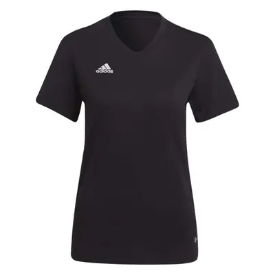 adidas ENTRADA TEE Dámské tričko, černá, velikost