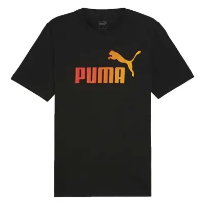 Puma ESSENTIALS + SUMMER SPORTS TEE Pánské triko, černá, velikost