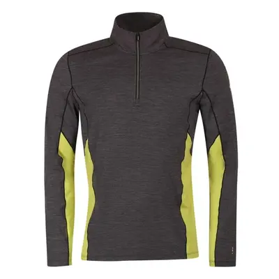 Smartwool MERINO SPORT LONG SLEEVE 1/4 ZIP Pánský svetr, tmavě šedá, velikost