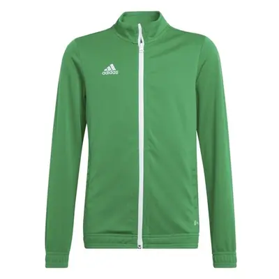 adidas ENTRADA TRACK JACKET Juniorská fotbalová mikina, zelená, velikost