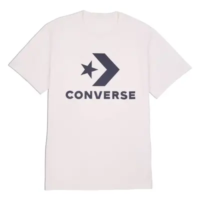 Converse STANDARD FIT CENTER FRONT LARGE LOGO STAR CHEV Unisexové tričko, béžová, velikost