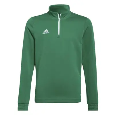 adidas ENTRADA TRAINING TOP Juniorský fotbalový top, zelená, velikost