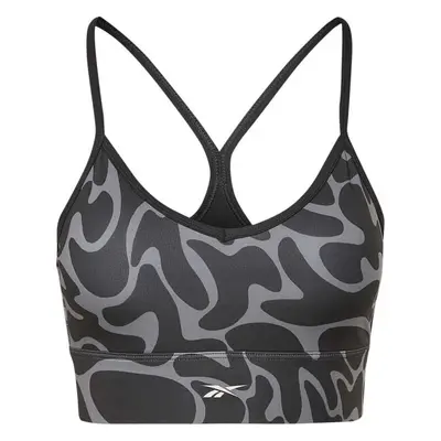 Reebok WOR AOP TRI BACK BRA Sportovní podprsenka, černá, velikost