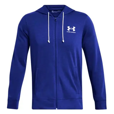 Under Armour RIVAL TERRY LC FZ Pánská mikina, modrá, velikost