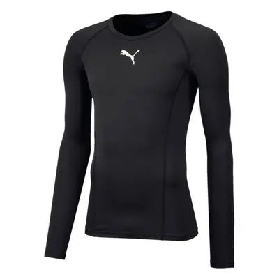 Puma LIGA BASELAYER LONG SLEEVE TEE Pánské funkční triko, černá, velikost