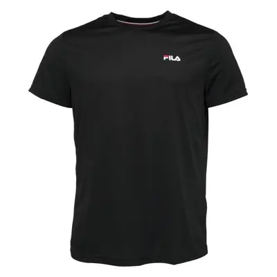 Fila T-SHIRT LOGO SMALL Pánské triko, černá, velikost