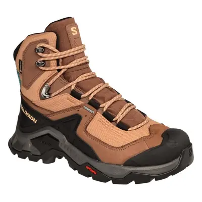 Salomon QUEST ELEMENT GTX W Dámská kožená turistická obuv, hnědá