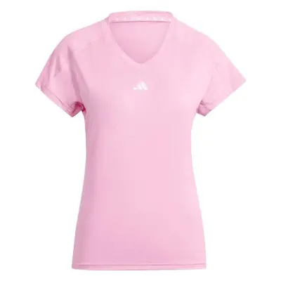 adidas TRAIN ESSENTIALS TEE Dámské tréninkové tričko, růžová, velikost