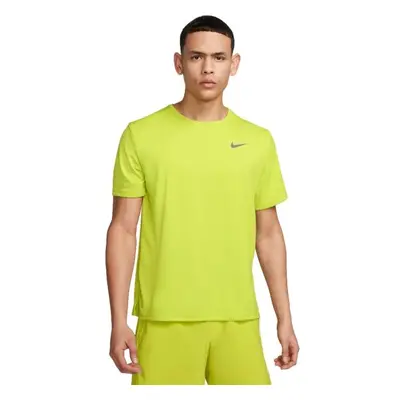 Nike DRI-FIT MILER Pánské tréninkové tričko, reflexní neon, velikost