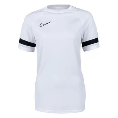 Nike DRI-FIT ACADEMY Pánské fotbalové tričko, bílá, velikost