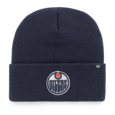 47 NHL EDMONTON OILERS HAYMAKER CUFF KNIT Zimní čepice, tmavě modrá, velikost