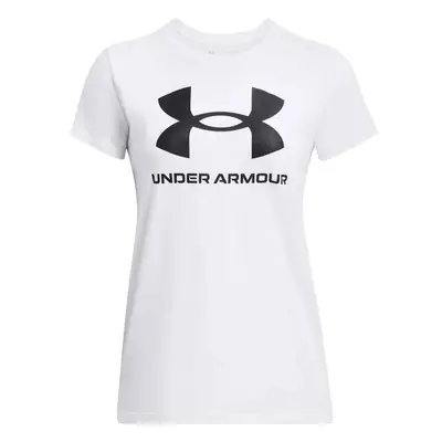 Under Armour LIVE SPORTSTYLE GRAPHIC Dámské triko, bílá, velikost