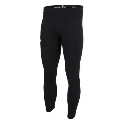 Swix FOCUS WARM TIGHTS Pánské prodyšné a hřejivé elastické kalhoty, černá, velikost