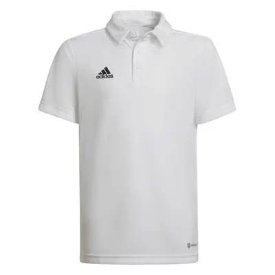 adidas ENTRADA POLO SHIRT Chlapecké polo triko, bílá, velikost