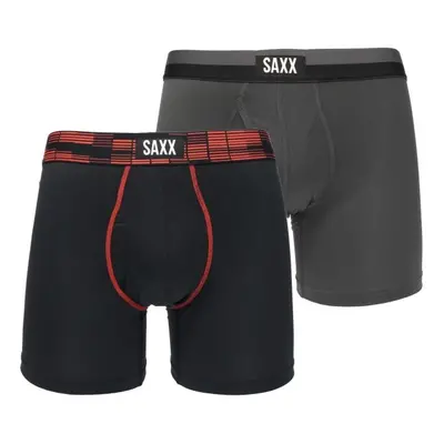 SAXX SPORT MESH 2PK Pánské boxerky, černá, velikost