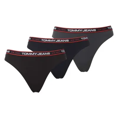 Tommy Hilfiger NEW YORK PACK-3P THONG Dámská tanga, mix, velikost