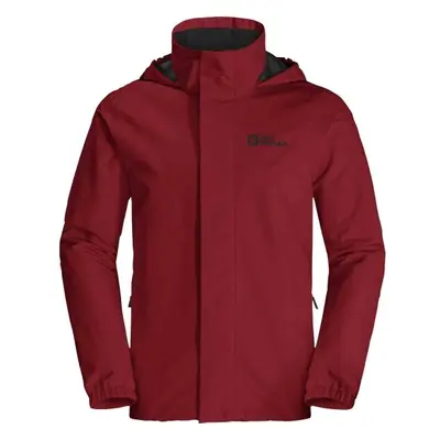 Jack Wolfskin WEILTAL 2L JKT Pánská outdoorová bunda, červená, velikost