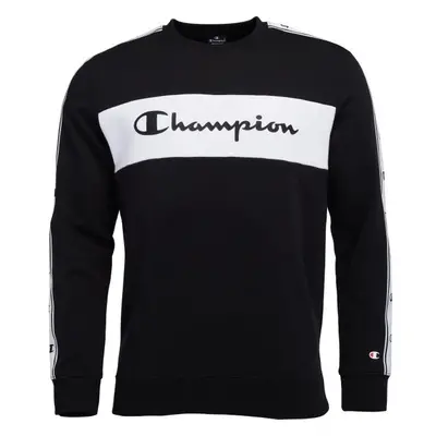 Champion AMERICAN TAPE CREWNECK SWEATSHIRT Pánská mikina, černá, velikost