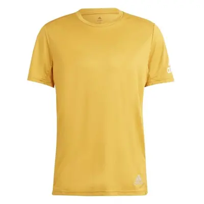 adidas RUN IT TEE Pánské běžecké tričko, žlutá, velikost