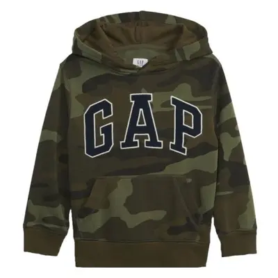 GAP NEW CAMPUS LOGO Chlapecká mikina, khaki, velikost