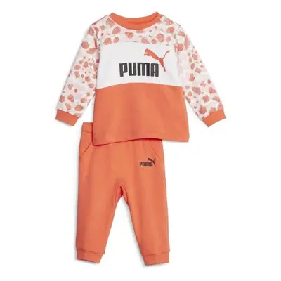 Puma ESSENTIALS MIX MTCH Dětská sportovní teplákovka, oranžová, velikost