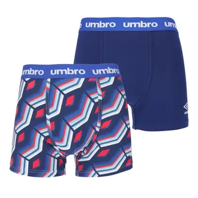 Umbro BOXER SHORT PACK Pánské boxerky, modrá, velikost