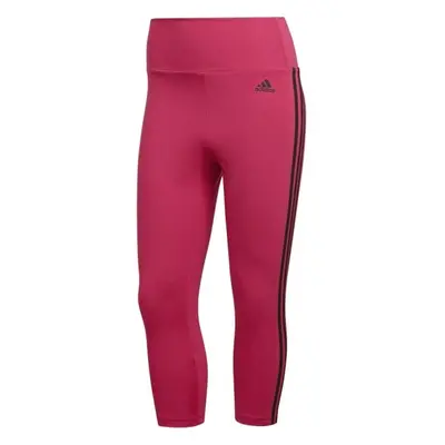 adidas DESIGNED TO MOVE LEGGINGS Dámské tříčtvrteční legíny, růžová, velikost