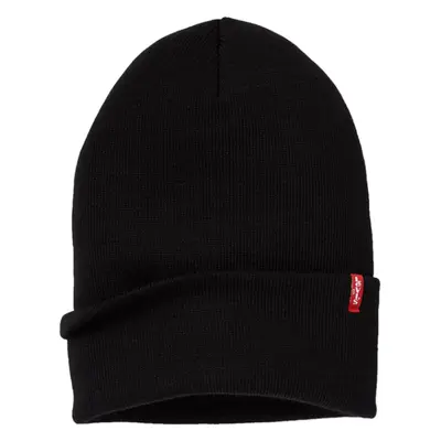 Levi's® SLOUCHY RED TAB BEANIE Pánská zimní čepice, černá, velikost